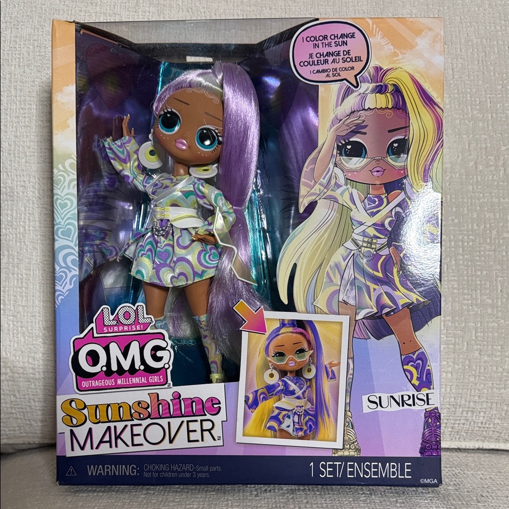 L.O.L. Surprise! O.M.G. Sunshine Makeover Doll - Sunrise - New in Box